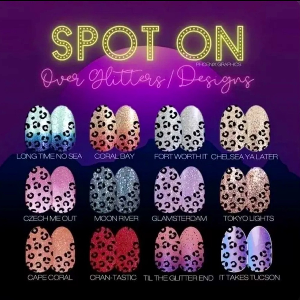 🎉 3/$25 trendy cute Color Street Spot On Retired Clear Nail Set